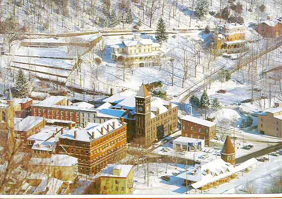 Jim Thorpe Snow Scene