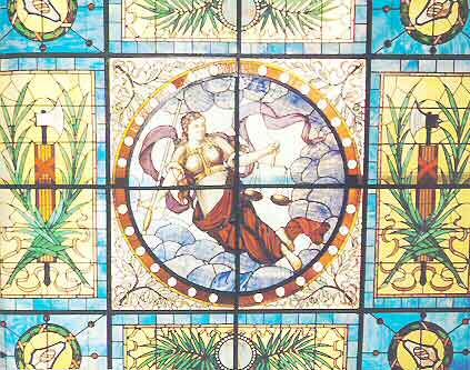 Stained Glass Window in Courtroom #1